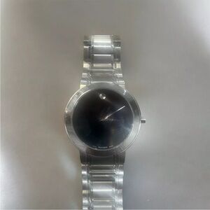 movado stiri black museum 40 mm sapphire crystal watch